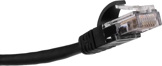 Патч-корд Lanmaster LAN-PCEXT/U5E-5.0-BK UTP RJ-45 мод.-вилка RJ-45 кат.5E 5м серый LSZH (уп.:1шт) фото 3