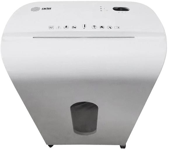 Шредер Cactus CS-SH-K4 белый (секр.P-4) фрагменты 12лист. 17лтр. скрепки скобы пл.карты фото 3