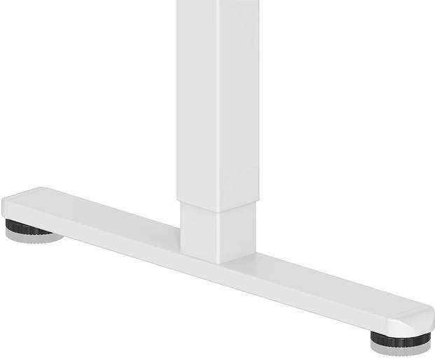 Стол для компьютера Cactus CS-ED-WTBAM столешница бамбук бежевый каркас белый фото 8