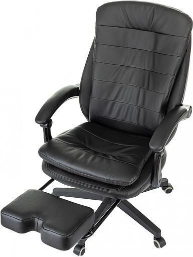 Кресло руководителя Бюрократ T-9950MSG-F черный эко.кожа крестов. пластик подст.для ног фото 9