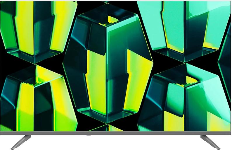 Телевизор LED Sber 43" SDX-43U4014 Салют ТВ серебристый 4K Ultra HD 60Hz DVB-T DVB-T2 DVB-C DVB-C2 DVB-S DVB-S2 USB 2.0 WiFi Smart TV фото 1