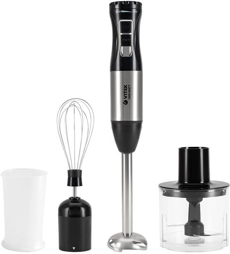 Блендер погружной Vitek VT-8545 1000Вт черный/серебристый фото 9