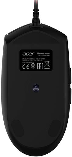 Мышь Acer Nitro OMW400 черный оптическая 6400dpi USB (ZL.MCEEE.02U) фото 4