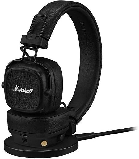 Гарнитура накладные Marshall Major V черный беспроводные bluetooth оголовье фото 6