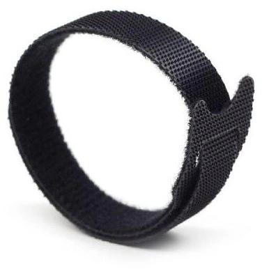 Хомут-липучка Lanmaster LAN-VCM180-BK 180x12мм (упак:20шт) нейлон/полиэтилен внутри помещений черный фото 1