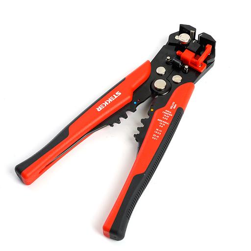 Инструмент для зачистки кабеля и обжима гильз и наконечников 0,2-6мм фото 2