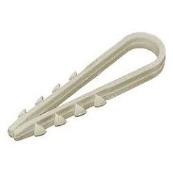 PROCONNECT (07-4502-2) Дюбель-хомут 11-18 белый (100 шт.) фото 1