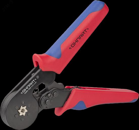 Пресс-клещи саморегулируюшиеся для втулочных наконечников 6 мм2 ОНЛАЙТ OHT-Pkv01-D-6 фото 1