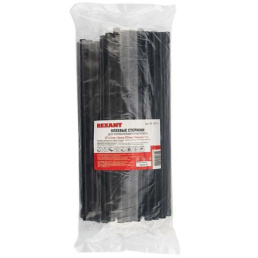 REXANT (09-1271-1) Клеевые стержни d=11,3 мм, L=270 мм, черные (упак. 1 кг.) фото 1