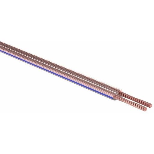 Rexant 01-6208-3-10 Кабель акустический, 2х2.50 мм2, прозрачный BLUELINE, 10 м. фото 1