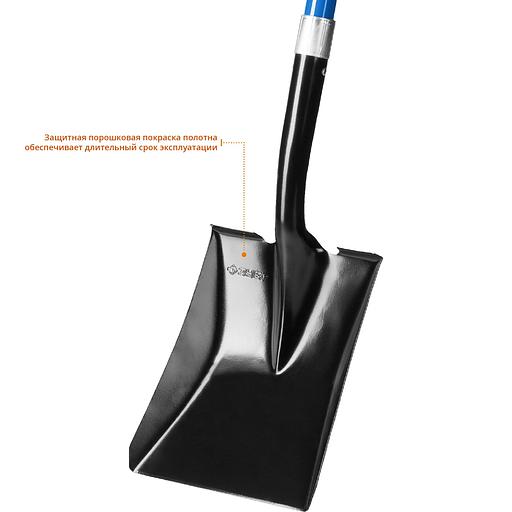 Лопата ''СТАРАТЕЛЬ'' совковая, фиберглассовый черенок, Профессионал фото 2