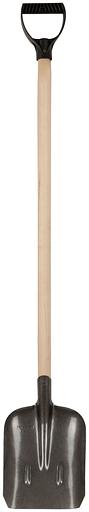 Лопата совковая, ''рельсовая сталь'', с деревянным черенком 235х350х1420 мм фото 1
