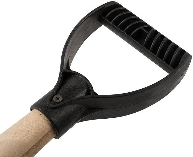 Лопата совковая, ''рельсовая сталь'', с деревянным черенком 235х350х1420 мм фото 4