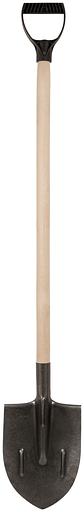 Лопата штыковая, ''рельсовая сталь'', с деревянным фото 1