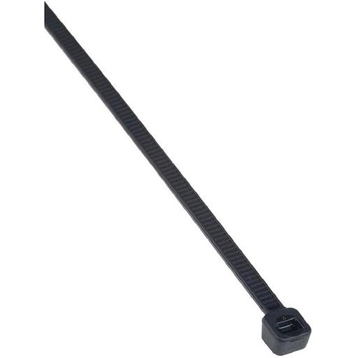 Аксессуары к шкафам и стойкам Hyperline GT-200IBC-25 Стяжка нейлоновая неоткрывающаяся, безгалогенная (halogen free), 200x2.5 мм, полиамид 6.6, -40°C - +85°C, черная, (100 шт) фото 1