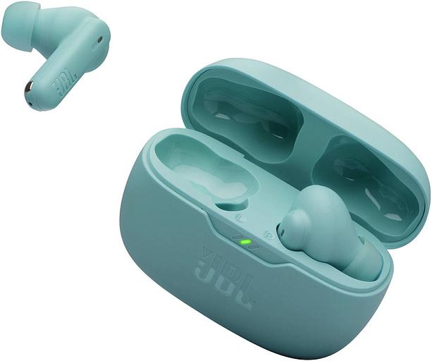 Гарнитура внутриканальные JBL Wave Beam синий беспроводные bluetooth в ушной раковине (JBLWBEAM2BLU) фото 7