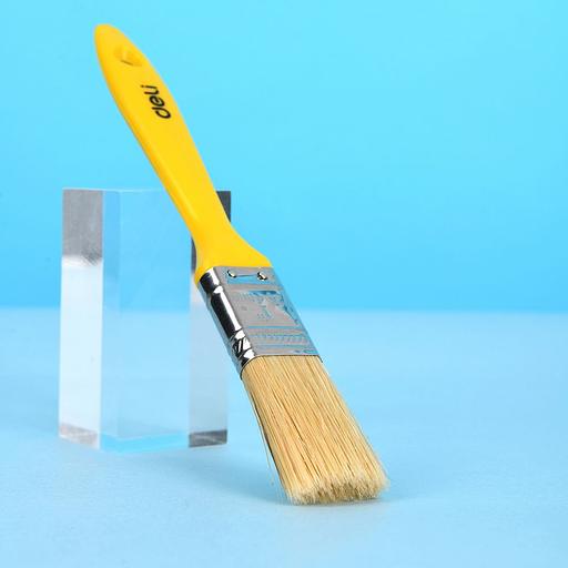 Отделочный инструмент Deli Кисть малярная с пластиковой ручкой Deli DL509111 25мм, натуральная щетина фото 3