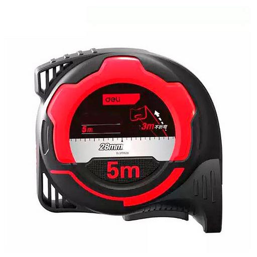 Измерительный и разметочный инструмент Deli Рулетка Deli DL370528 5м*28мм, метрическая фото 1