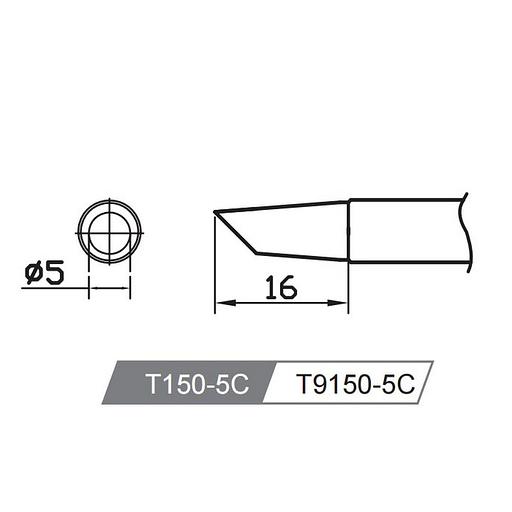 Аксессуары для пайки Atten Жало со встроенным нагревателем, T150-5C фото 2