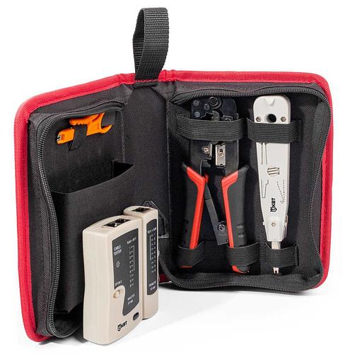 Набор для работ с сетевым кабелем LAN-4 серия ПРОФИ фото 1