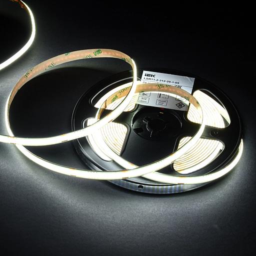 Лента LED 5м COB-480LED 11Вт/м IP20 8мм 24В 6500К IEK фото 4
