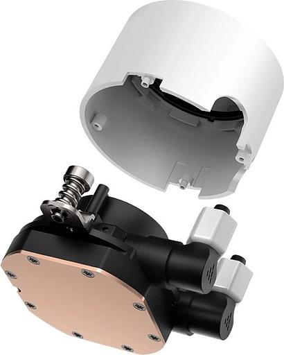 Система водяного охлаждения PcCooler DA360 WH ARGB Soc-AM5/AM4/1151/1200/1700 белый 4-pin Al 300W Ret (DA360-WHAWXX-GL) фото 4