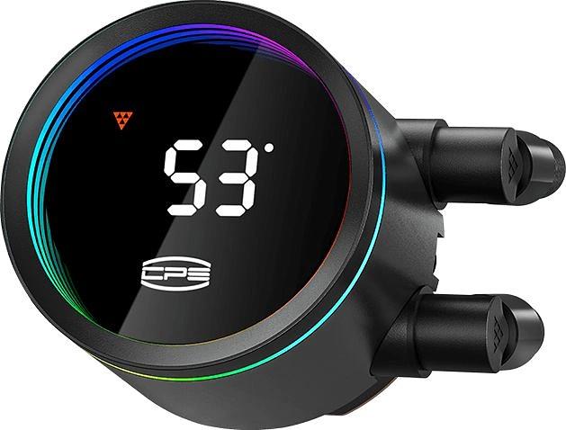 Система водяного охлаждения PcCooler DA360 Pro Digital BK ARGB Soc-AM5/AM4/1151/1200/1700 черный 4-pin Al LCD 300W Ret (DA360PRO-BKAWXL-GL) фото 4