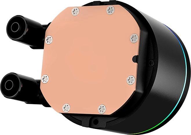 Система водяного охлаждения PcCooler DA360 Pro Digital BK ARGB Soc-AM5/AM4/1151/1200/1700 черный 4-pin Al LCD 300W Ret (DA360PRO-BKAWXL-GL) фото 5