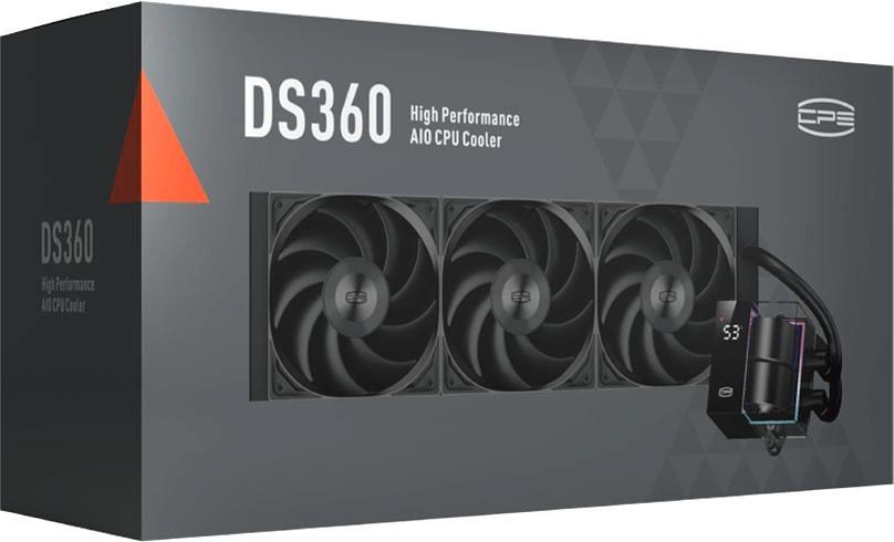 Система водяного охлаждения PcCooler DS360 BK Soc-AM5/AM4/1151/1200/1700 черный 4-pin Al LCD 300W Ret (DS360-BKNWXX-GL) фото 8
