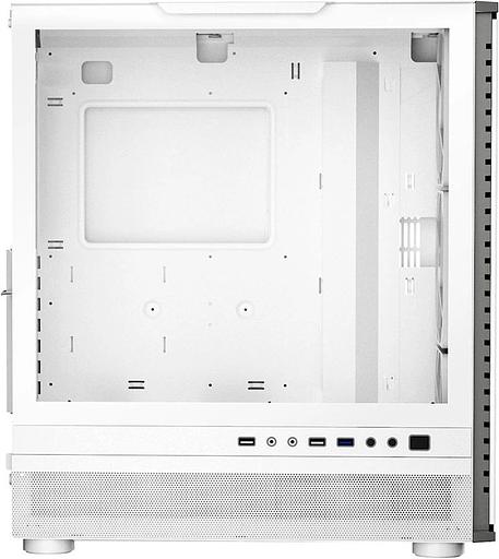 Корпус PcCooler ME200 MESH WH черный без БП ATX 3x120mm 2xUSB3.0 audio bott PSU фото 2
