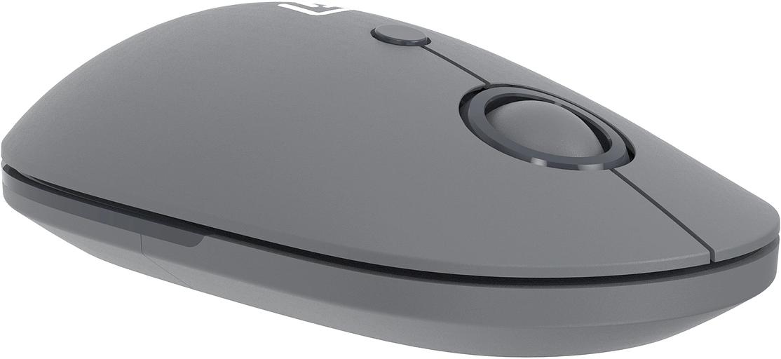 Мышь Оклик 408MW графитовый оптическая (1600dpi) silent беспроводная USB для ноутбука (4but) фото 5