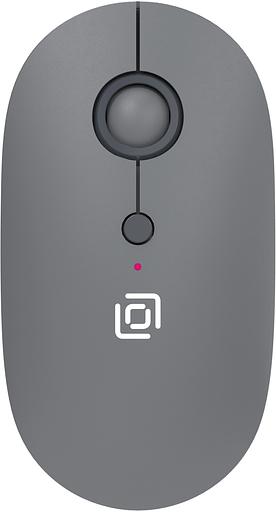 Мышь Оклик 409MW графитовый оптическая 1600dpi беспров. BT/Radio USB для ноутбука 4but (2007545) фото 1