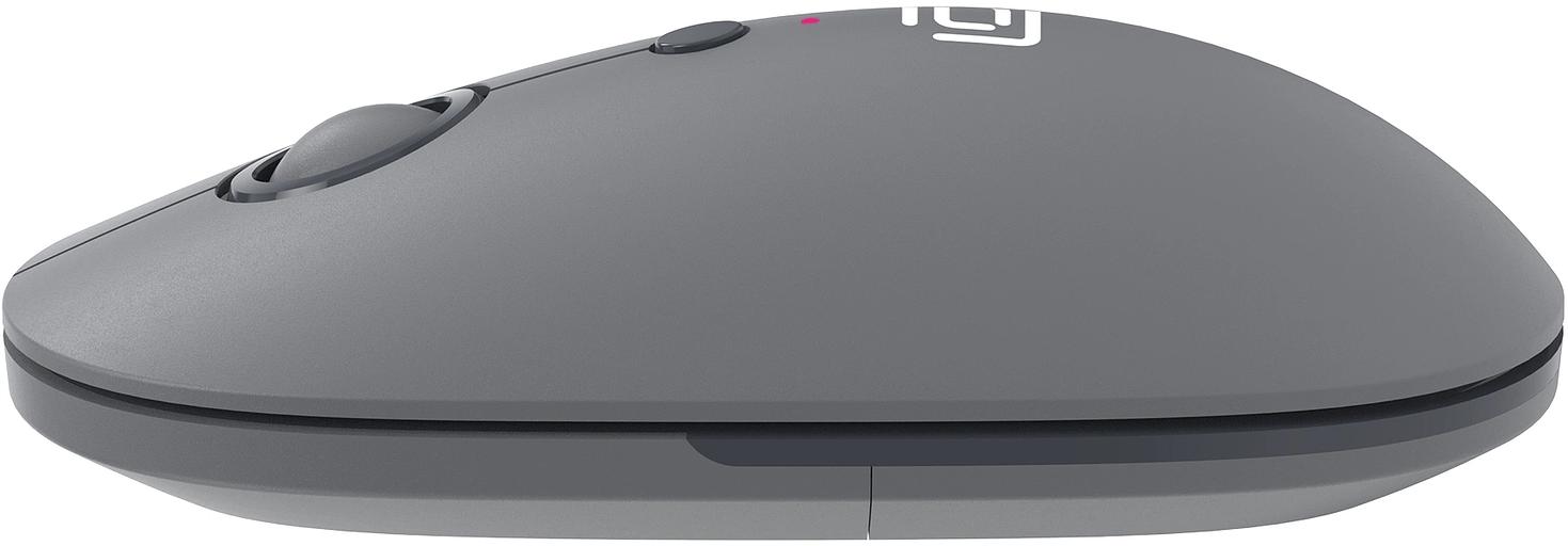 Мышь Оклик 409MW графитовый оптическая 1600dpi беспров. BT/Radio USB для ноутбука 4but (2007545) фото 3