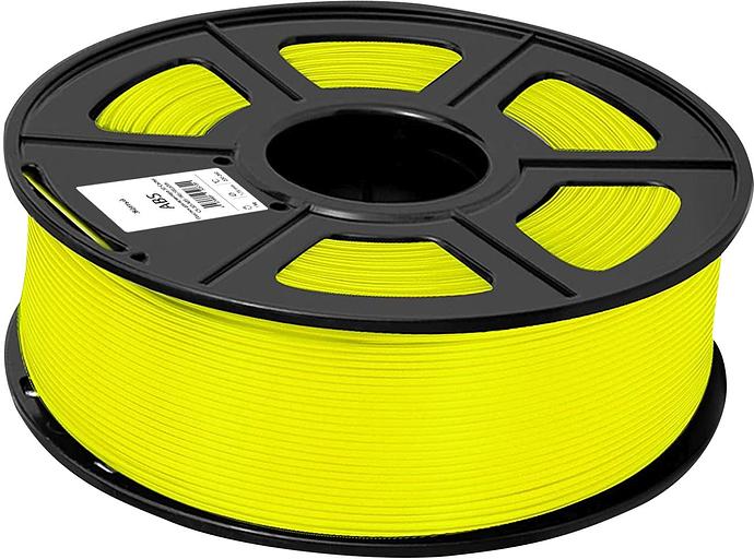 Пластик для принтера 3D Cactus CS-3D-ABS-1KG-YELLOW ABS d1.75мм 1кг L380м 1цв. фото 2