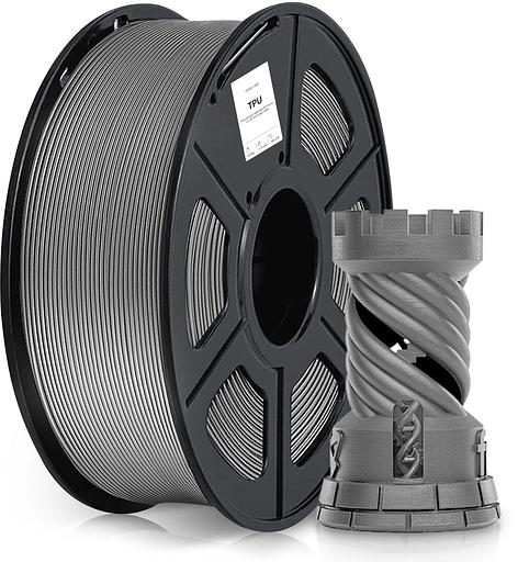 Пластик для принтера 3D Cactus CS-3D-TPU-0.8KG-GREY TPU d1.75мм 0.8кг 1цв. фото 1