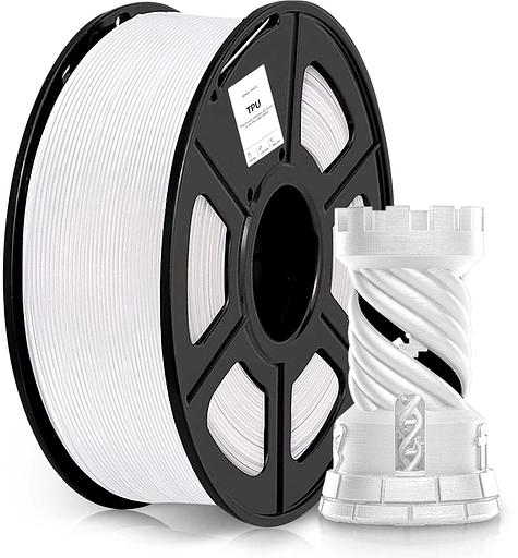 Пластик для принтера 3D Cactus CS-3D-TPU-0.8KG-WHITE TPU d1.75мм 0.8кг 1цв. фото 1