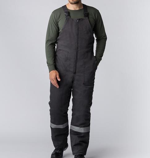 Костюм зимний Партнер NEW (Смесовая, 210) п/к, темно-серый/оранжевый,56-58,170-176 фото 5