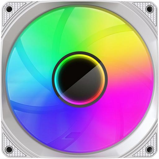 Вентилятор для корпуса Bloody BD-CF120ARGB1 ARGB 120х120x25 белый 4-pin 29дБ (BD-CF120ARGB1-WH) Ret фото 1