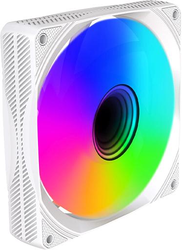 Вентилятор для корпуса Bloody BD-CF120ARGB1 ARGB 120х120x25 белый 4-pin 29дБ (BD-CF120ARGB1-WH) Ret фото 4