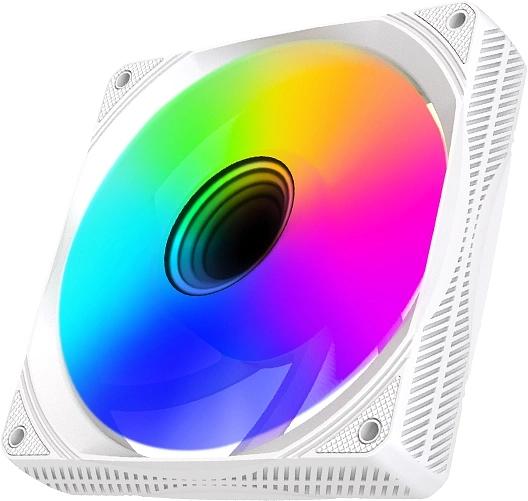 Вентилятор для корпуса Bloody BD-CF120ARGB1 ARGB 120х120x25 белый 4-pin 29дБ (BD-CF120ARGB1-WH) Ret фото 5
