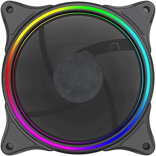 Вентилятор для корпуса Bloody BD-CF120ARGB3 ARGB 120х120x25 черный 4-pin 27дБ (BD-CF120ARGB3-BK) Ret фото 1