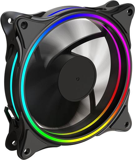 Вентилятор для корпуса Bloody BD-CF120ARGB3 ARGB 120х120x25 черный 4-pin 27дБ (BD-CF120ARGB3-BK) Ret фото 2