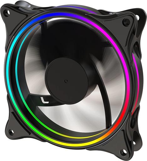 Вентилятор для корпуса Bloody BD-CF120ARGB3 ARGB 120х120x25 черный 4-pin 27дБ (BD-CF120ARGB3-BK) Ret фото 3