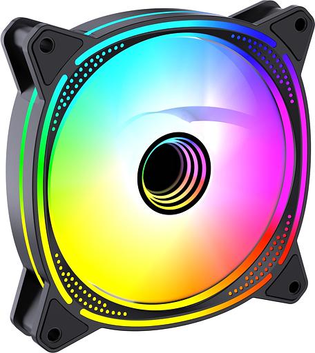 Вентилятор для корпуса Bloody BD-CF120ARGB6 ARGB 120х120x25 черный 4-pin 26дБ (BD-CF120ARGB6-BK) Ret фото 1