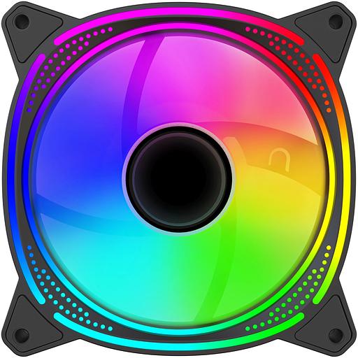 Вентилятор для корпуса Bloody BD-CF120ARGB6 ARGB 120х120x25 черный 4-pin 26дБ (BD-CF120ARGB6-BK) Ret фото 2