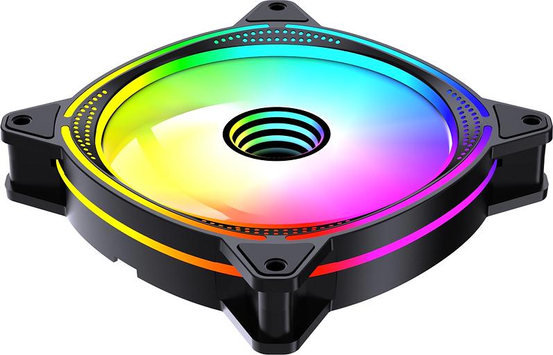 Вентилятор для корпуса Bloody BD-CF120ARGB6 ARGB 120х120x25 черный 4-pin 26дБ (BD-CF120ARGB6-BK) Ret фото 5