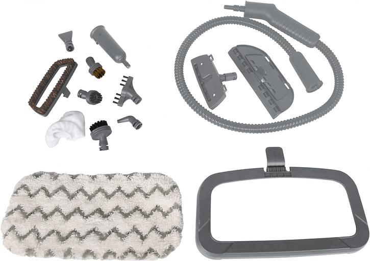 Швабра паровая Hyundai HYV-SM710 1500Вт белый/серый фото 4