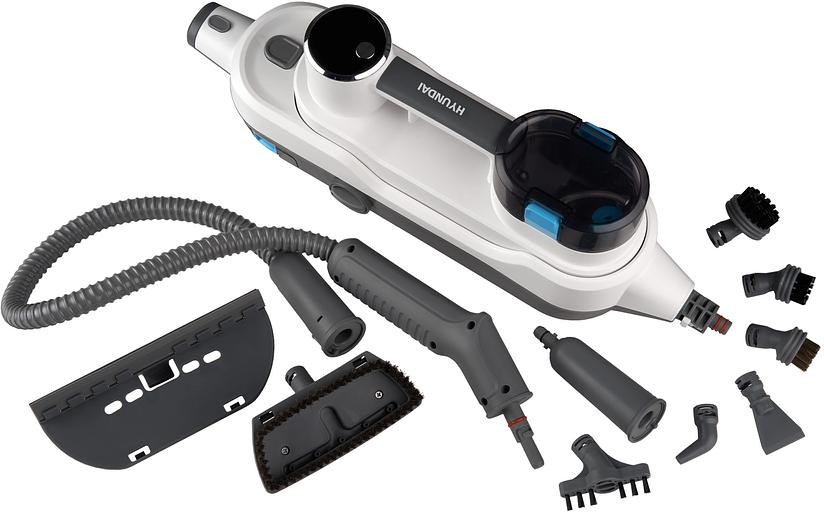 Швабра паровая Hyundai HYV-SM710 1500Вт белый/серый фото 8