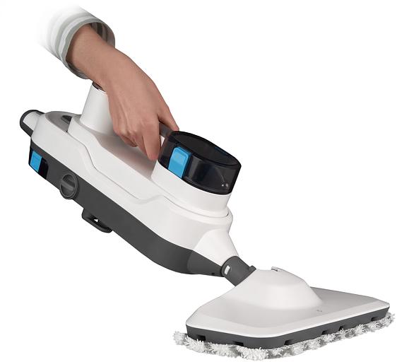 Швабра паровая Hyundai HYV-SM710 1500Вт белый/серый фото 9