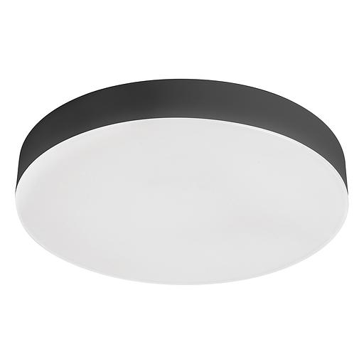 Светильник светодиодный ДПО-24w 4000K 1920Лм черный IP44 фото 1